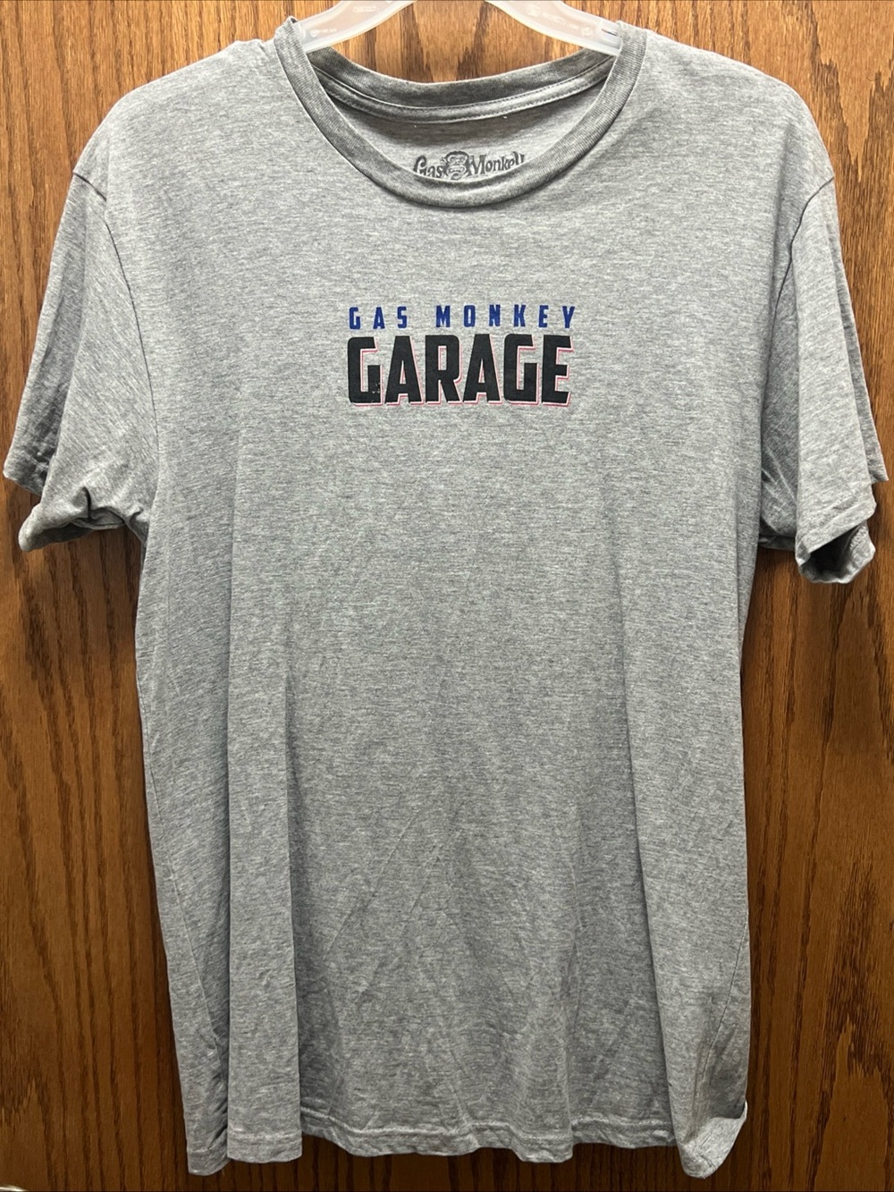 Gas Monkey Garage Men's Short Sleeve Tee in Heather Gray